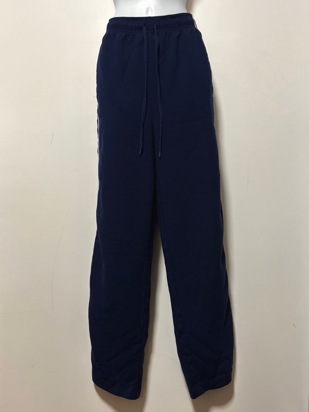WAYF Piped Wide-Leg Trousers / Drawstring Track Pants